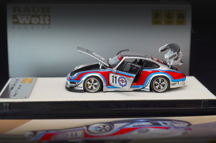 PGM Models 1:64 Porsche 993 RWB Martini #11 Standard Edition